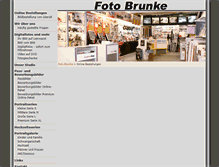 Tablet Screenshot of fotobrunke.de